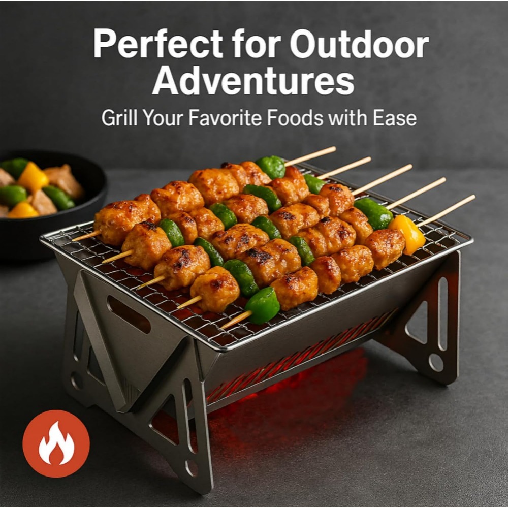 Portable Charcoal BBQ Grill Fo - Korean Bbq Grill 리뷰 및 가격