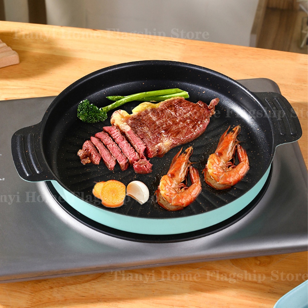 Grill Pan Round Non-Stick Barb - Korean Bbq Grill 리뷰 및 가격