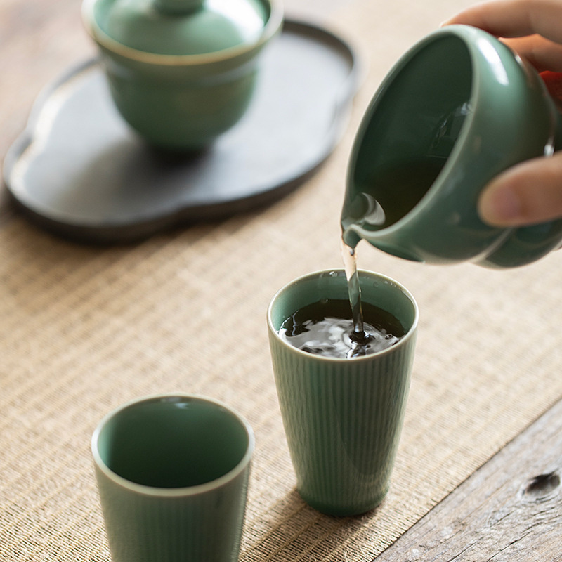 90ML Yue Kiln Celadon Tea Cup  - Celadon Ceramic Cup 리뷰 및 가격