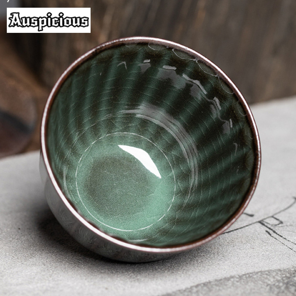 85ml Handmade Ge Kiln Iron Bod - Celadon Ceramic Cup 리뷰 및 가격