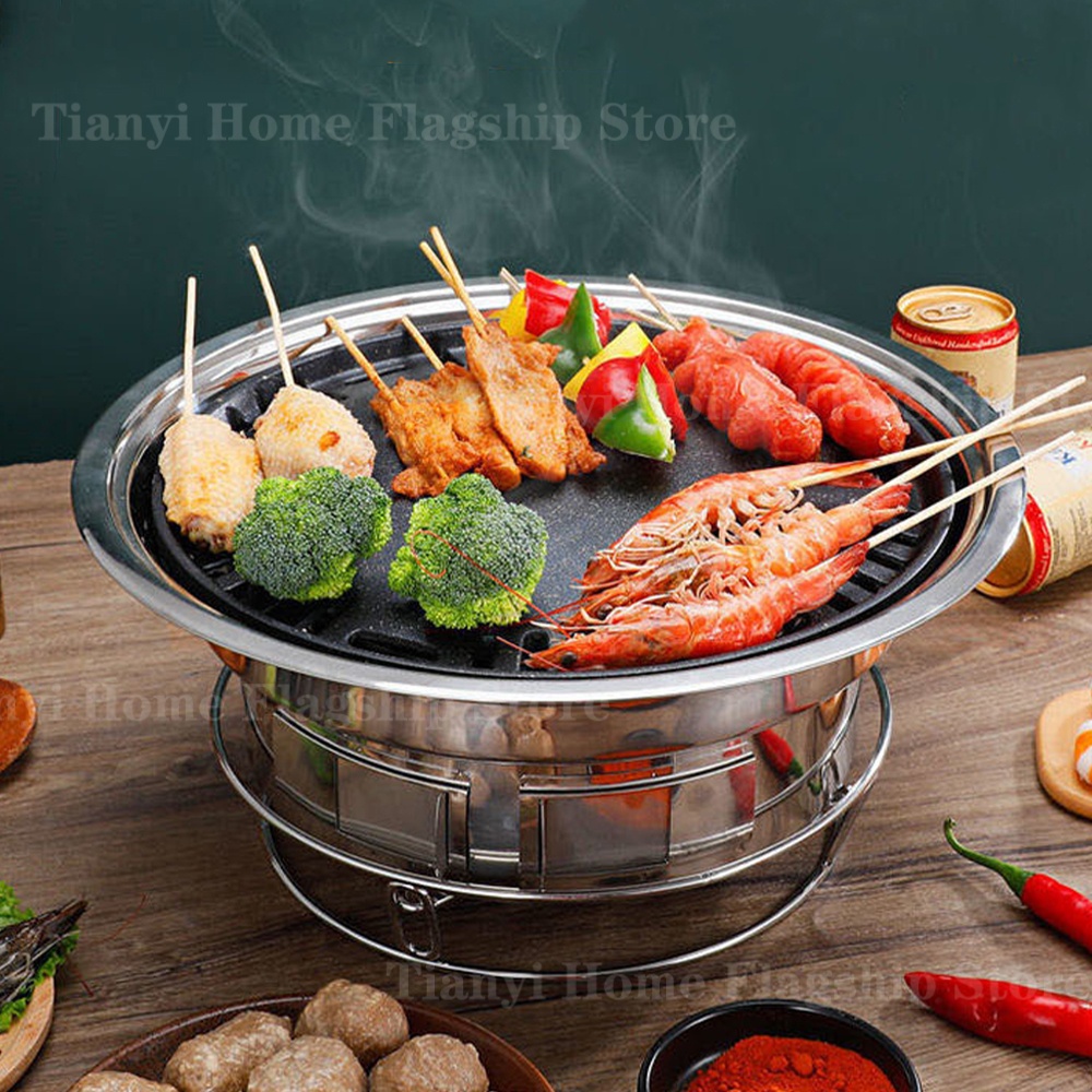 Stainless Steel Charcoal Grill - Korean Bbq Grill 리뷰 및 가격