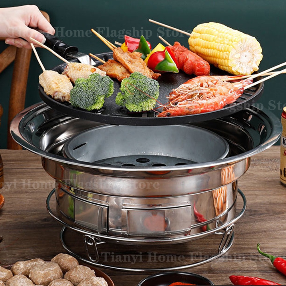 Stainless Steel Charcoal Grill - Korean Bbq Grill 리뷰 및 가격