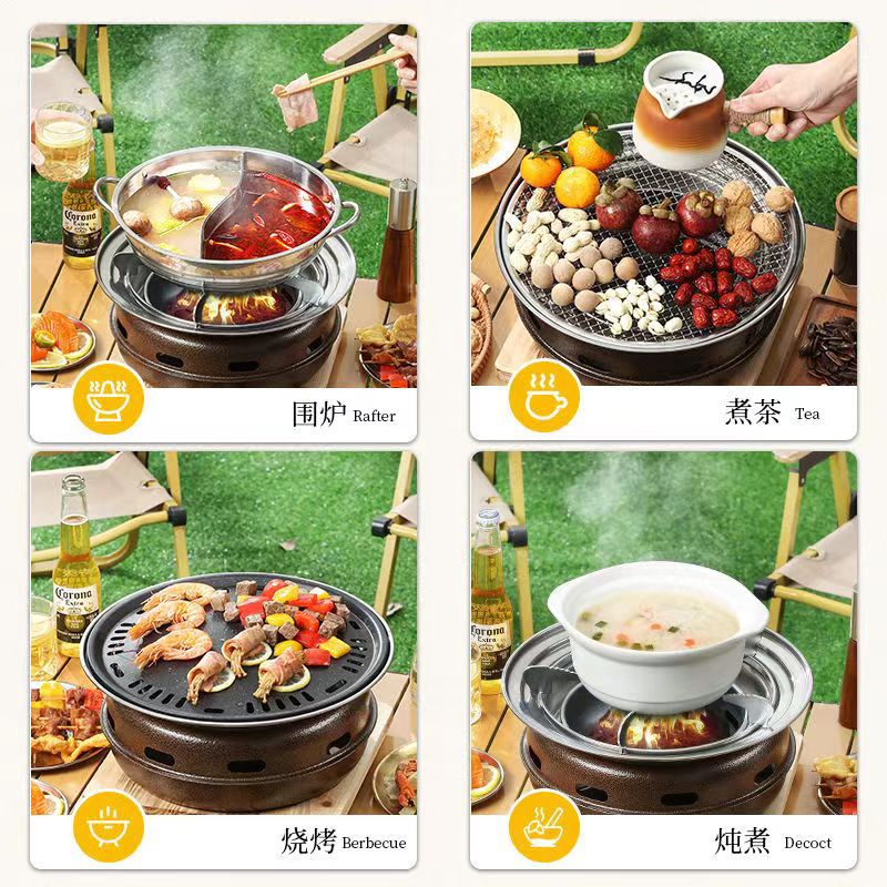 Portable Charcoal Grill Set fo - Korean Bbq Grill 리뷰 및 가격
