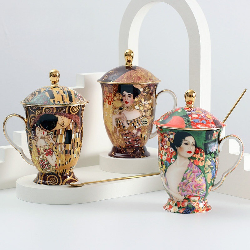 European Ceramic Mug with Lid  - Celadon Ceramic Cup 리뷰 및 가격