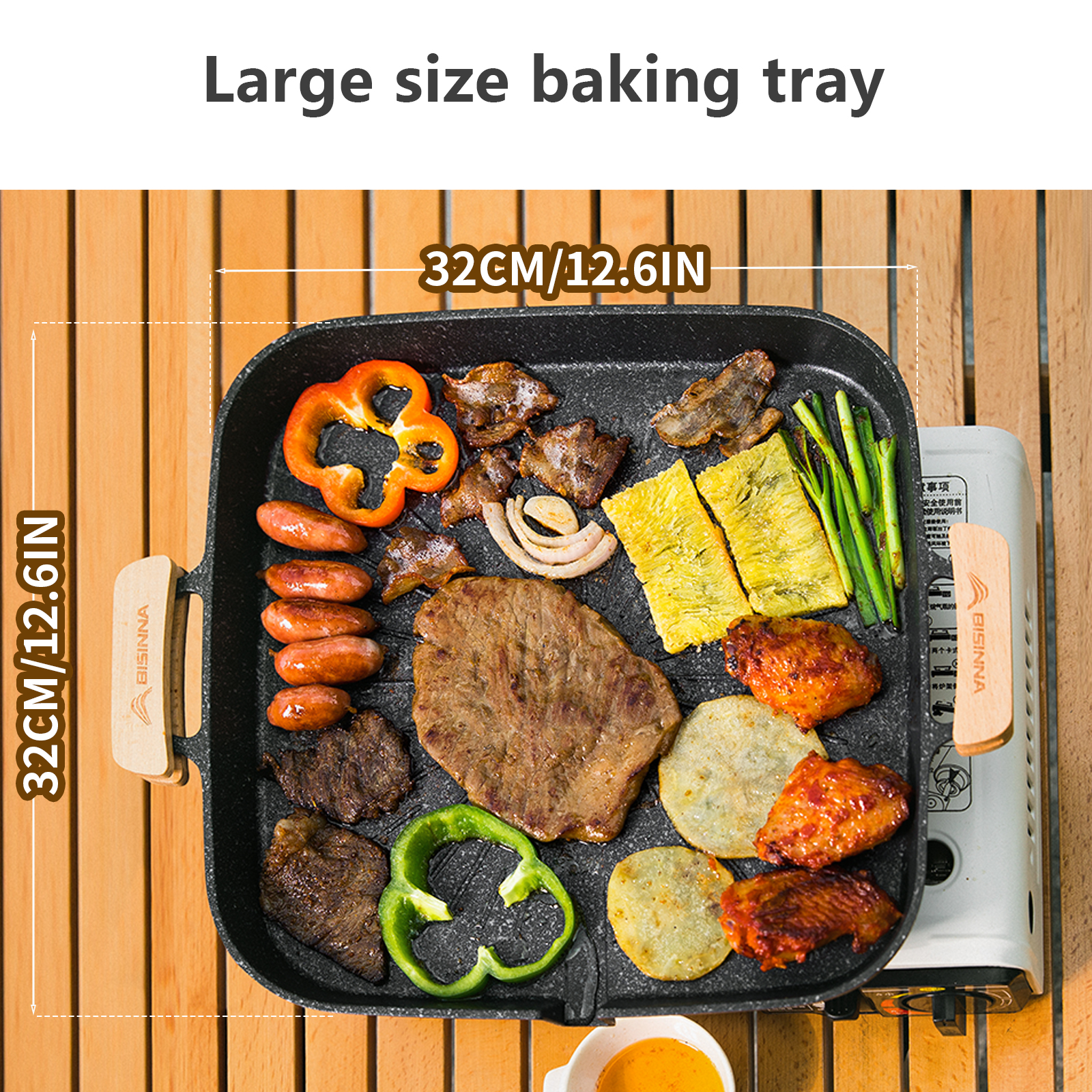 BISINNA Square BBQ Grill Pan N - Korean Bbq Grill 리뷰 및 가격